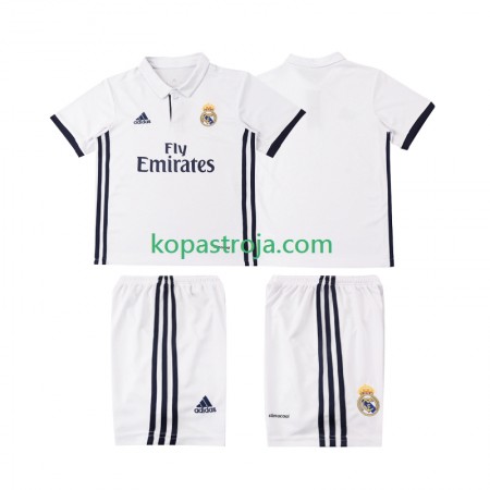 Billiga Fotbollströjor Real Madrid 2016 2017 Retro Barn Hemma tröja Kortärmad